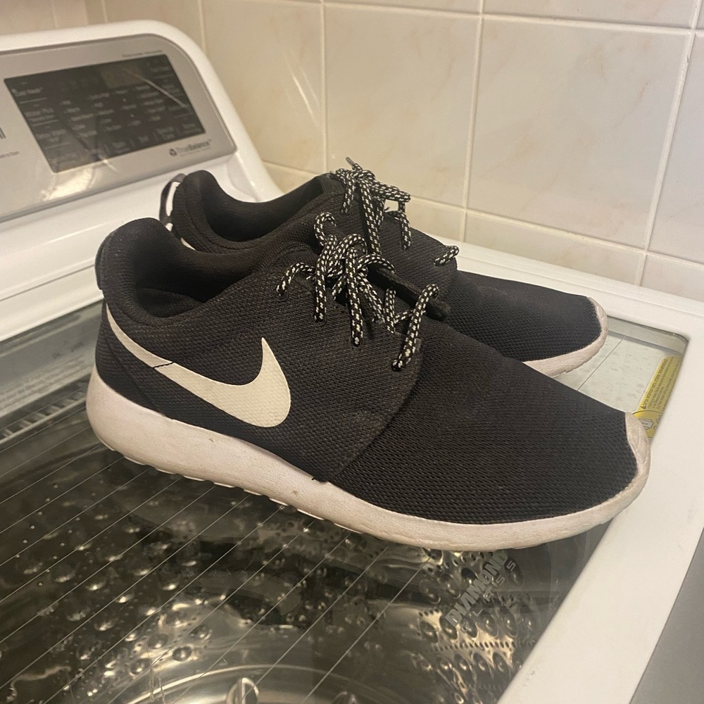 Nike black running shoes